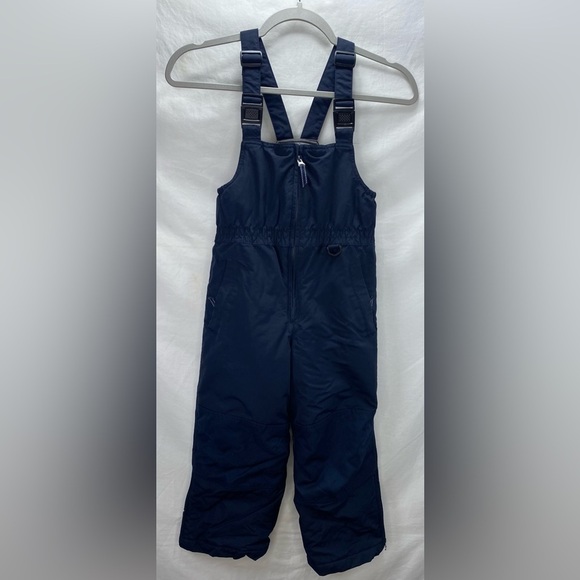 Lands’ End Kids Unisex Navy Blue Snowsuit in Size 6. - Picture 1 of 13